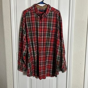 Men’s U.S. Polo Assn. Plaid Long Sleeve Shirt 2XL. New without tags.